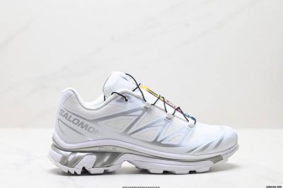 公司级Salomon Xa Pro Xt-6 Gtx萨洛蒙户外越野跑鞋 鞋面采用Sensifit贴合技术 全方位贴合包裹脚型 鞋跟部鞋底牵引设计 提供强大的抓地