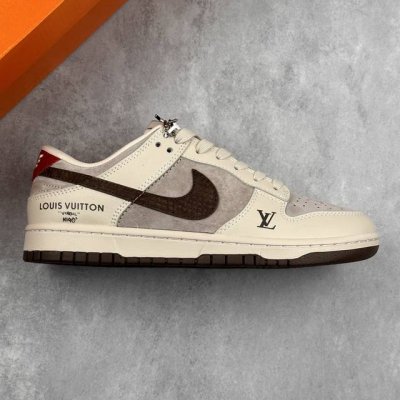 本地 核心私 Nike Sb Dunk Low Lv联名 红尾巧克力 周年高端定制 低帮休闲板鞋 #定制鞋盒 大厂纯原品质出货 超高清洁度 皮料切割干净无任何毛