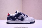Nike 耐克 原楦原纸版开发，采用移膜皮革材质鞋面，正确Eva发泡缓震中底组合Rb橡胶外底耐克Nike Sb Dunk Low Pro Qs扣篮系列低帮休闲运