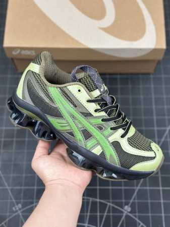 亚瑟士 Asics Us5-S Gel-Quantum Kinetic Moss Green Us5-S量子动能系列轻量全掌硅胶缓震休闲运动跑步鞋“青苔绿橄榄” - 点击图像关闭