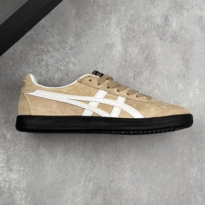 本地 核心私 公司级亚瑟士 Onitsuka Tiger Tokuten 复古低帮休闲跑鞋 鞋跟 鞋舌处印有鬼塚虎特有的品牌Logo标志 提升品牌的认知度 柔软
