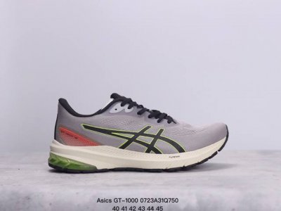 亚瑟士 Asics 男女鞋gt-1000 12 运动休闲跑步鞋 时尚经典 缓震舒适 彩色 透气防滑耐磨 休闲百搭 2024夏季新款训练鞋 马拉松跑鞋黑武士款采用