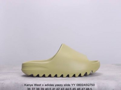 kanye West X Adidas Yeezy Slide Yy新款椰子拖鞋男女网红情侣外穿潮室外夏季一字拖沙滩拖 椰子拖鞋 侃爷再度联乘采用eva泡棉式一