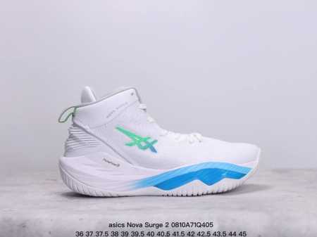 公司级亚瑟士日本专业跑鞋品牌 Asics Nova Surge 2 原标半码制#全新原装数据开发人体工学一体式轻质贾卡双层编织鞋面,针织高弹性鞋舌+贴合感鞋领结 - 点击图像关闭