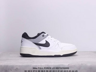 耐克nike Full Force Lo扣篮系列低帮休闲运动滑板板鞋采用软质牛剖皮鞋面材质#正确后跟反口里弧度#原厂中底布正确印刷#鞋垫嵌入缓震乳胶+Sole真