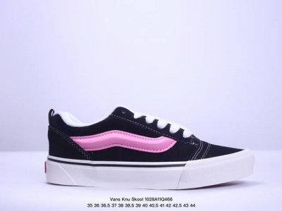 Vans Knu Skool 百搭休闲防滑减震低帮 板鞋男女同款 颜色：vans 面包黑粉 尺码：35 36 36.5 37 38 38.5 39 40 40.