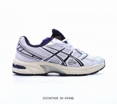 Asics 亚瑟士 新款情侣健步减震复古鞋gel-1130 男女时尚透气运动潮流耐磨休闲鞋 选用网眼与皮革相接，复古而富有层次感。网布搭配银色金属感线条，虎爪