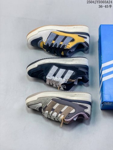 真标带半码 Adidas阿迪达斯三叶草男女鞋Forum 0Ori运动休闲鞋Js3158 尺码：见图 编码：04Jyd303A24