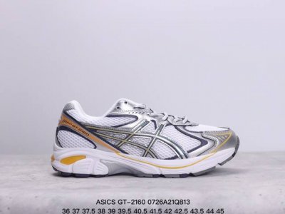 公司级亚瑟士gt-2160系列运动休闲透气专业跑鞋 鞋面的包裹性 延展性相当好 鞋头位置双层镂空能保证一定的透气性 鞋底柔软也能够兼具支撑性 采用经典鞋型 融入