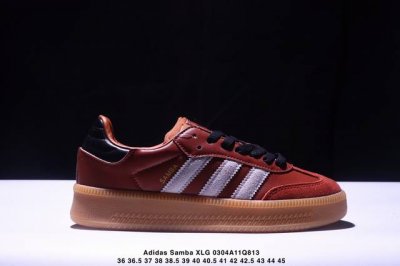 140 公司级阿迪达斯三叶草Adidas Originals Samba Xlg 桑巴舞系列绅士德训足球风百搭低帮休闲运动板鞋 货号:Lg6289 尺码:36