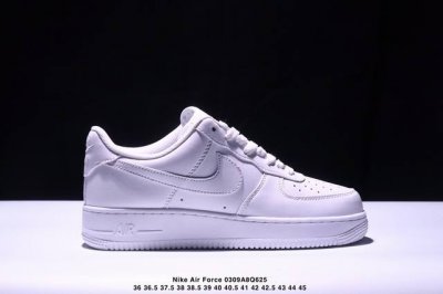 100Nike Air Force 1 Low 耐克空军一号低帮板鞋 牛皮材质 真标带半码Size:36-45码 Xm0309Q625