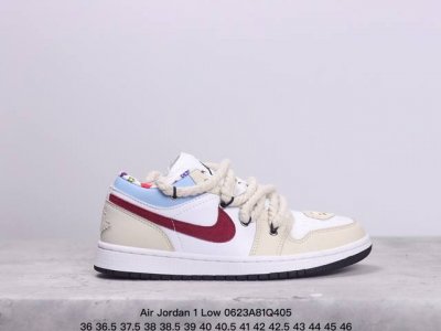 公司级air Jordan 1 Low 绑带白黑蓝 官方同步新色 原装级产物 拒绝公底 立体鞋型 细节完美 高清洁度 购置公司同步原材料 原汁原味 忠于原版 X
