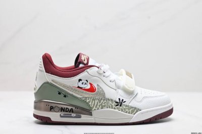 公司级三合一最强合体，多种新配色回归耐克nike Air Jordan Legacy 312 Low”White Grey Fog Blue Red“乔丹最强三