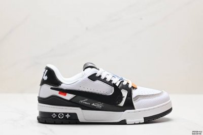 公司级全新lv路易威登nike X Louis Vuitton Trainer Sneaker Low休闲运动文化百搭板鞋 尺码:39-45 Id:Jfd129