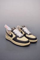 260 Nike Air Force 1 Low 黑黄 原楦头原纸板 打造纯正空军版型 专注外贸渠道 全掌内置蜂窝气垫 原盒配件 原厂中底钢印、拉帮完美 官方