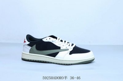 乔丹Air Jordan 1 Low Aj1 乔1低帮复古文化休闲运动篮球鞋 倒勾 Dz4137-106 59250Adoro半 36-46