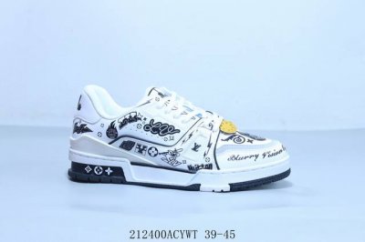 Lv路易威登Louis Vuitton Trainer Sneaker Low休闲运动文化百搭篮球鞋 212400Acywt 39-45