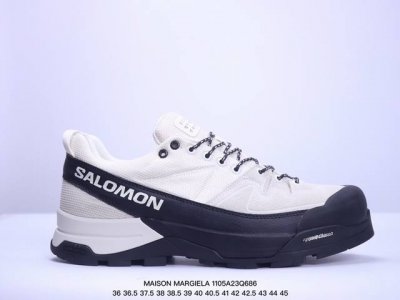 X-ALP MM6 MAISON MARGIELA 萨洛蒙休闲跑鞋覆盖TPU支撑 轻量透气欧索莱环保去臭环型组合鞋垫 三层双层组合橡胶ACS科技全地形锯齿防滑大
