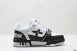 真标全新Lv路易威登Louis Vuitton Trainer Sneaker Low休闲运动文化百搭板鞋 尺码:39-45 Id:Jed129-Fjk