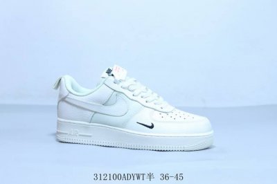 140 耐克 Nike Air Force 1 Af1耐克 低帮 空军一号休闲板鞋 小黑勾 货号 Fz4625-100 312100Adywt半 36-45