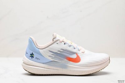 真标耐克nk Air Zoom Winflo 9 登月网面透气专业跑步鞋 原档案数据编织面 原盒原配 货号:Dx6048-181 尺码:36-45 Id:Drf