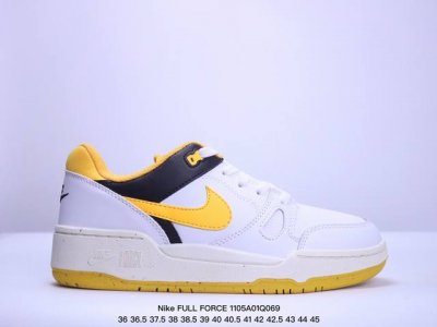 耐克Nike FULL FORCE LO扣篮系列低帮休闲运动滑板板鞋采用软质牛剖皮鞋面材质#正确后跟反口里弧度#原厂中底布正确印刷#鞋垫嵌入缓震乳胶+Sole真