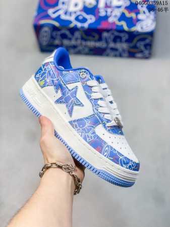 Bathing Ape 安逸猿 男女运动鞋复古板鞋 升级原楦原纸版数据开发，采用超软皮革鞋面材质，内置全掌air Sole气垫定制联乘，日本里原宿潮流品牌a B - 点击图像关闭