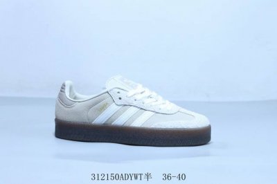 140 阿迪达斯Adidas Samba Valentine 小花鞋带经典百搭休闲运动板鞋 货号 Jr3334 312150Adywt半 36-40