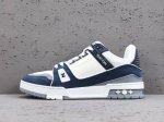 渠道优势，！ Zd-驴牌 Lv Trainer 情侣限定系列 休闲 低帮 时尚板鞋 尺码 35 36 37 38 39 40 41 42 43 44 45 男女