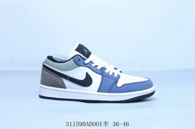 200 乔丹Air Jordan 1 Low Aj1 乔1低帮复古文化休闲运动篮球鞋 货号 Dc0774-602 311590Adooi半 36-46