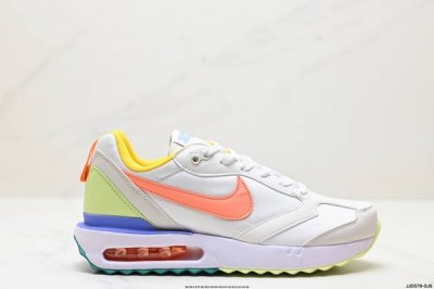 真标耐克nk Air Max Dawn 黎明系列低帮气垫百搭休闲运动慢跑鞋 采用柔软翻毛皮和透气梭织材料打造利落鞋面 中底和鞋跟融入现代感线条设计 货号:Dh5
