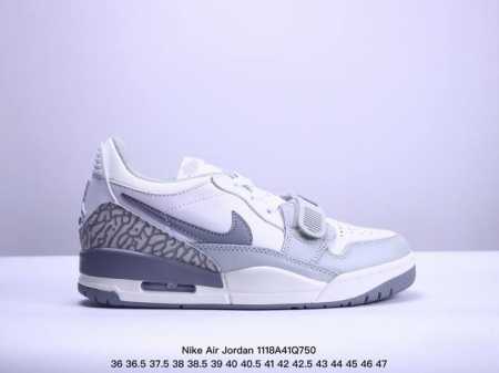 公司级三合一最强合体，多种新配色回归耐克nike Air Jordan Legacy 312 Low”White Grey Fog Blue Red“乔丹最强三 - 点击图像关闭