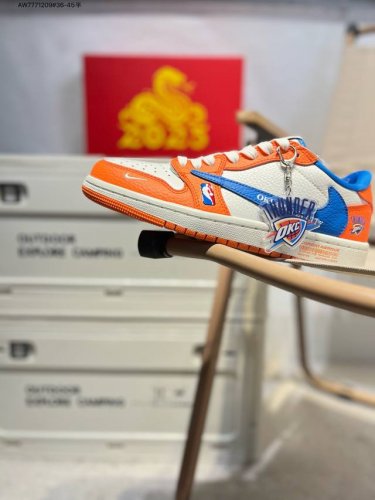 公司级头层皮乔丹Air Jordan 1 Low Aj1低帮系列篮球鞋 官方同步配色 原装级产物 #拒绝公底 立体鞋型 细节完美 高清洁度Sc9207 Aw77