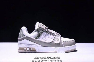 公司级全新lv路易威登louis Vuitton Trainer Sneaker Low休闲运动文化百搭板鞋 尺码:如图所示 Xm1210Q050