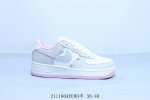 耐克 Nike Air Force 1 Af1耐克 低帮 空军一号休闲板鞋 白粉 211180Apewo半 36-40