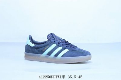 阿迪达斯Adidas Originals Gazelle Esquisite Gucci 德训 羚羊系列低帮复古百搭休闲运动板鞋 蓝 货号 Ji2587 41