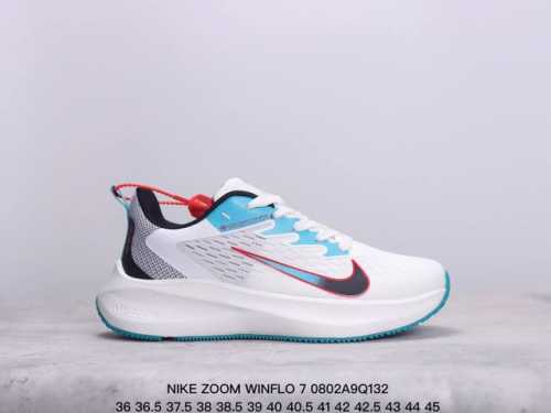 真标nike Zoom Winflo 7耐克男女鞋夏新款网面气垫运动跑步鞋 货号:Cj0291-013 尺码:36 36.5 37.5 38 38.5 39 4