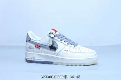 Nike Air Force 1 Af1耐克 空军一号休闲板鞋 斯图西 货号 Dm6868-058 323 Adeop半 36-45