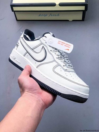 二层真标！耐克Nike Air Force 1 Low 空军一号低帮经典百搭休闲板鞋 0513525X22