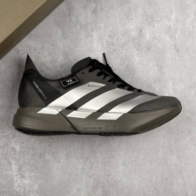 本地 核心私 公司级Y-3 Adidas Adizero Adios pro 4M 马拉松飞线贾卡轻质透气休闲运动跑步鞋 采用双层透气网纱 Flywire动态飞