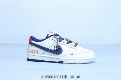 耐克 Nike Sb Dunk Low Pro 复古低帮 休闲运动滑板板鞋联名 古驰 212580Adoit半 36-46