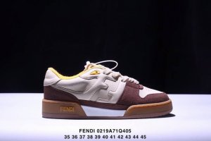 公司级Fendi芬迪 Match 皮革 低帮休闲 时尚板鞋 独家原装套装配件官方同源 渠道原装订单 全套专柜包装物及配件 Xm0219Q405