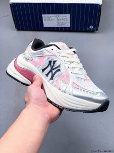公司级！Mlb Chunky Liner 厚底休闲跑步鞋 Ny印花 透气轻便百搭运动鞋 0418861S32