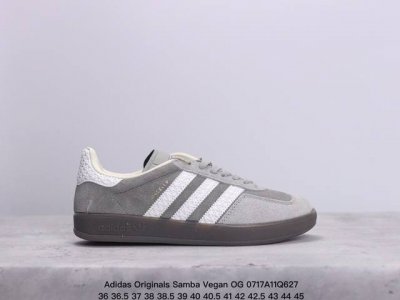 阿迪达斯三叶草adidas Originals Samba Vegan Og”Spd“桑巴舞系列绅士德训足球风百搭低帮休闲运动板鞋 Xm0717Q627