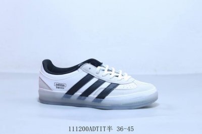 160 阿迪达斯 Adidas Gazelle Indoor Trainers 羚羊内训系列低帮复古百搭休闲运动德训风板鞋 111200Adtit半 36-45