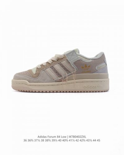 Adidas 阿迪达斯 Forum 84 Low Shoes 饰有摩登细节的Forum 经典板鞋运动鞋休闲篮球运动板鞋。当Adidas Forum篮球鞋初次登上