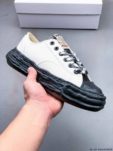 集图 原装级别 三原康裕Mmy Maison Mihara Yasuhiro Original Sole Canvas Low 余文乐挚爱单品 复古溶解风日本概