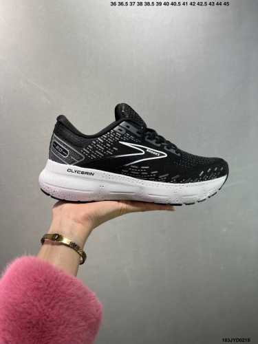公司级新款Brooks布鲁克斯Glycerin甘油 20跑鞋男子缓震马拉松氮气慢跑鞋 货号:141B425 尺码:如图 Id：183Jyd0218