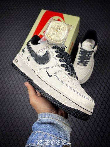 C 公司级Nike Air Force 1‘07 Lv8 原楦头原纸板 打造纯正低帮空军版型 专注外贸渠道 全掌内置蜂窝气垫 原盒配件 原厂中底钢印、拉帮完美