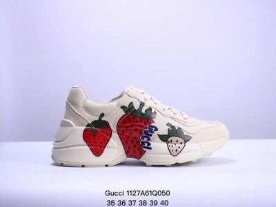 公司级gucci Rhyton Vintage Trainer Sneaker 古驰老爹鞋 5D皮革角状复古慢跑鞋 #全套专柜包装物及配件 右脚鞋舌和外盒标嵌入